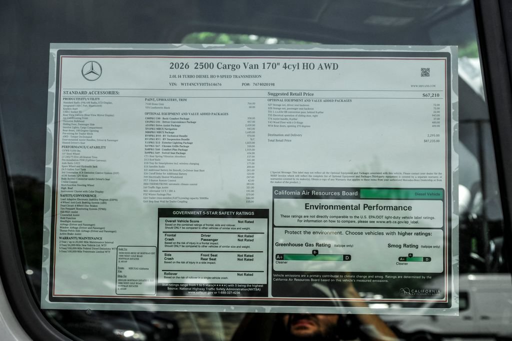 New 2026 Mercedes-Benz Sprinter 2500 image 26