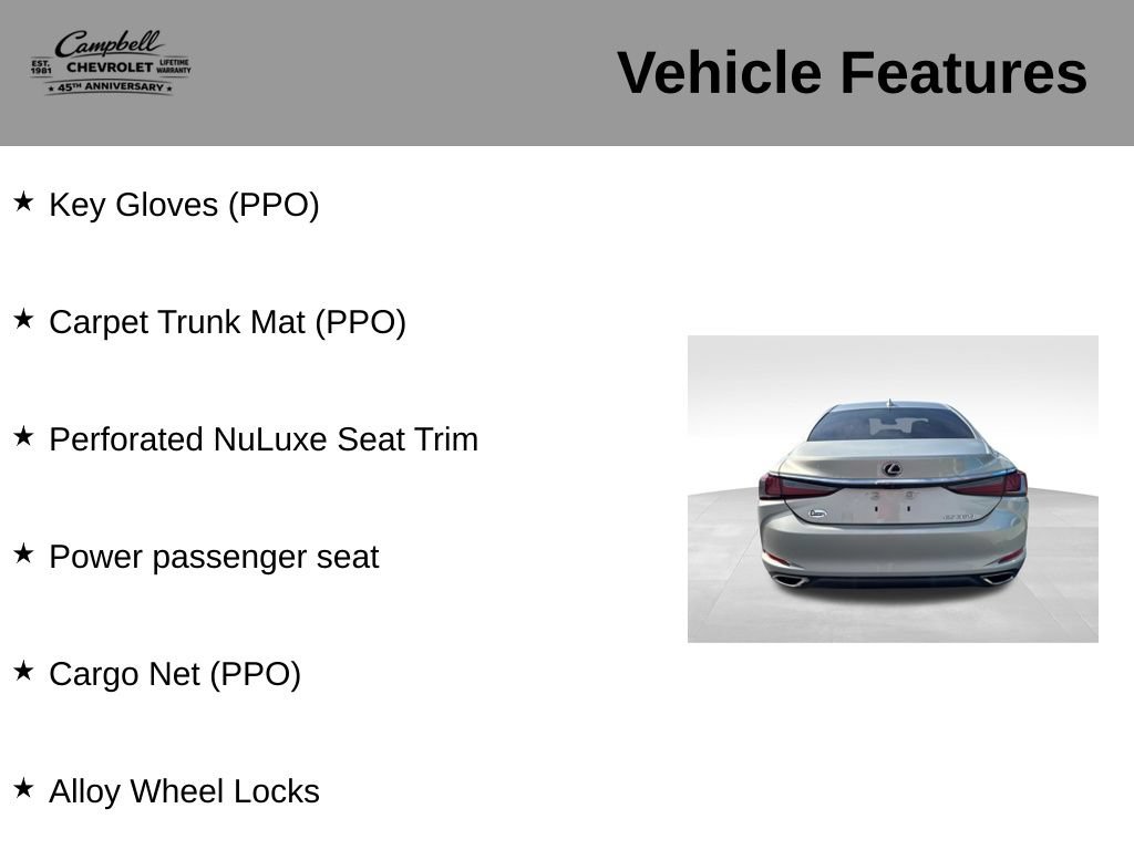Used 2021 Lexus ES 350 w/ Accessory Package FWD image 10