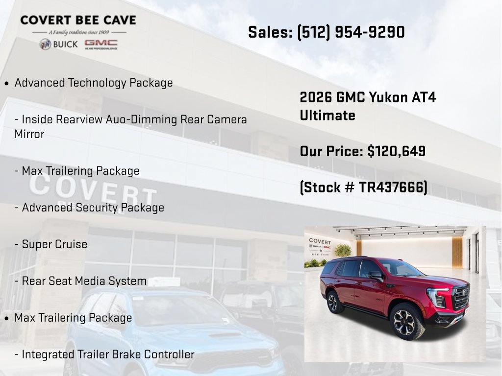 New 2026 GMC Yukon AT4 Ultimate AWD/4WD image 31