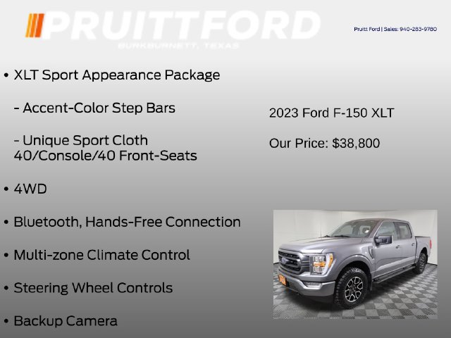 Used 2023 Ford F150 XLT w/ Equipment Group 302A High AWD/4WD image 25