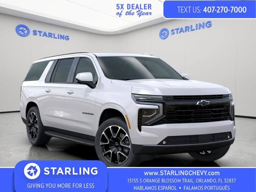 Certified 2025 Chevrolet Suburban RST w/ Comfort Package AWD/4WD image 1