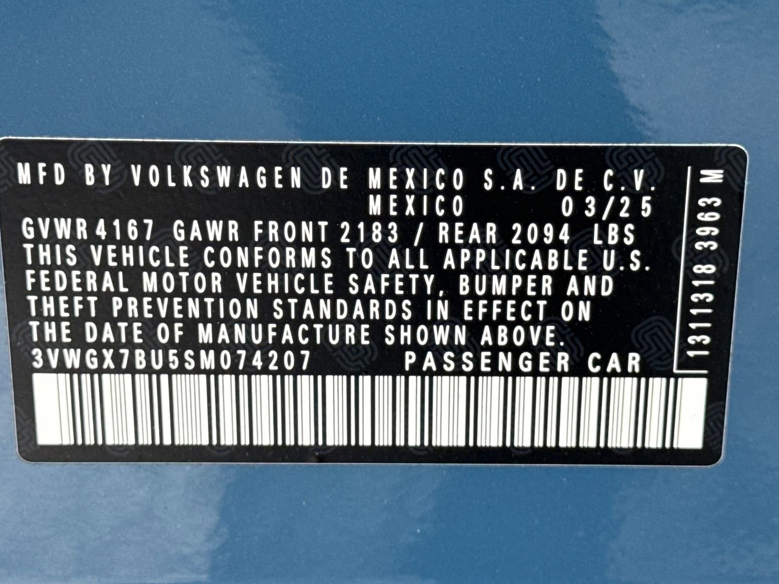 Certified 2025 Volkswagen Jetta SEL FWD image 19