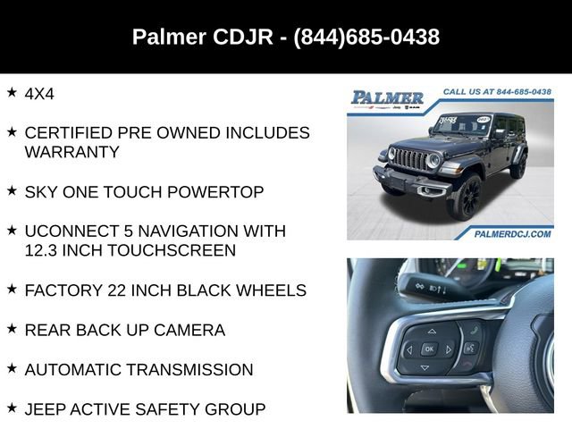 Used 2025 Jeep Wrangler Unlimited Sahara w/ Safety Group AWD/4WD image 6