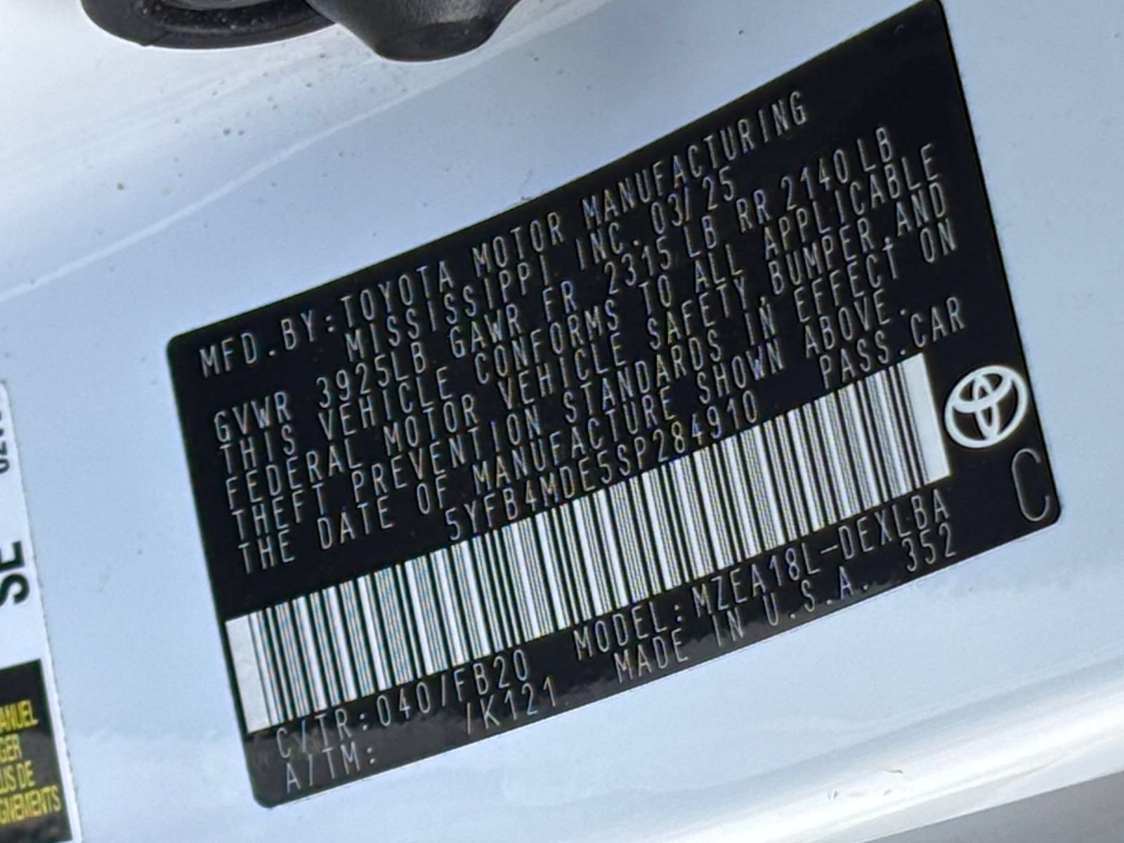 Used 2025 Toyota Corolla LE FWD image 27