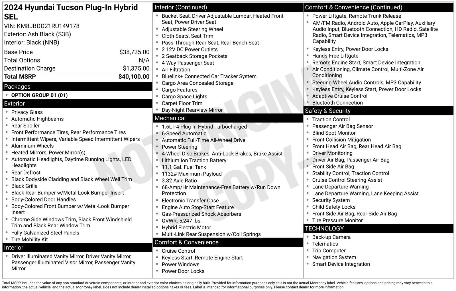 Used 2024 Hyundai Tucson SEL image 59
