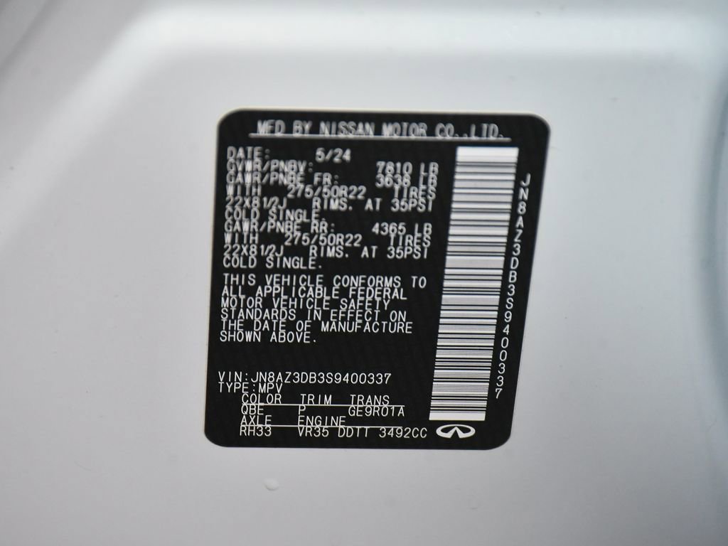 Used 2025 INFINITI QX80 Sensory image 23