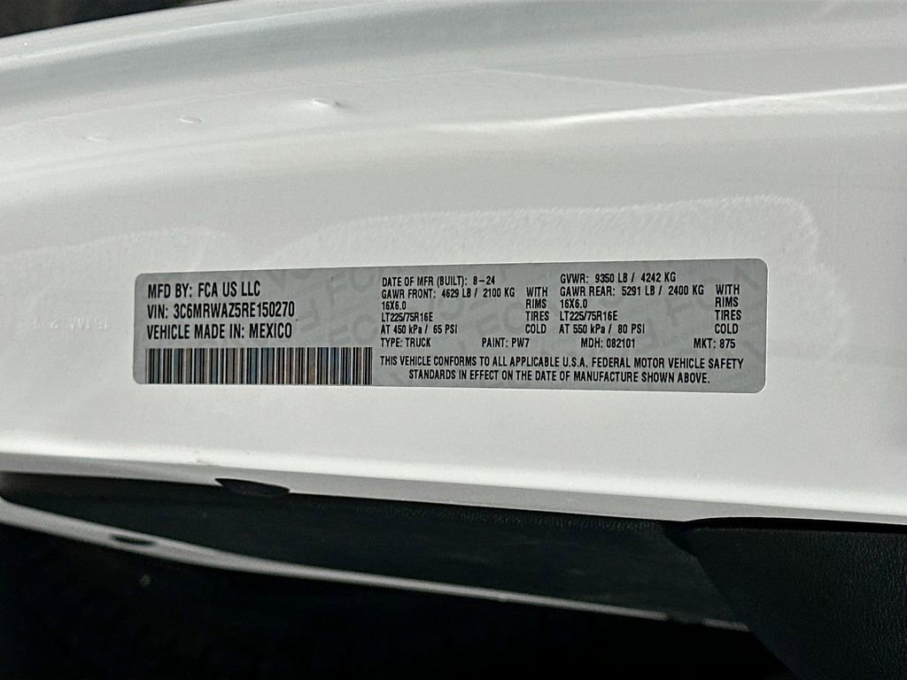 Used 2024 RAM ProMaster 3500 w/ Delivery Van Package image 36