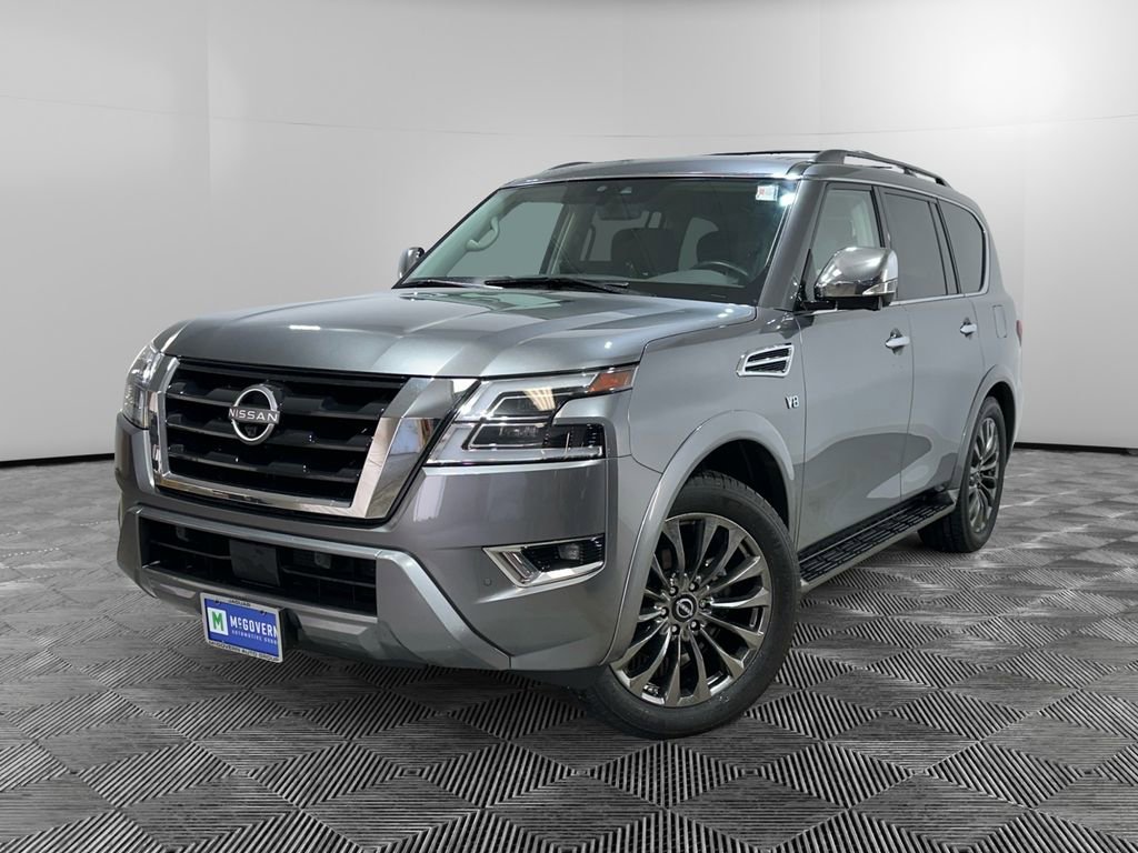 Used 2021 Nissan Armada Platinum w/ Captain's Chairs Package image 1