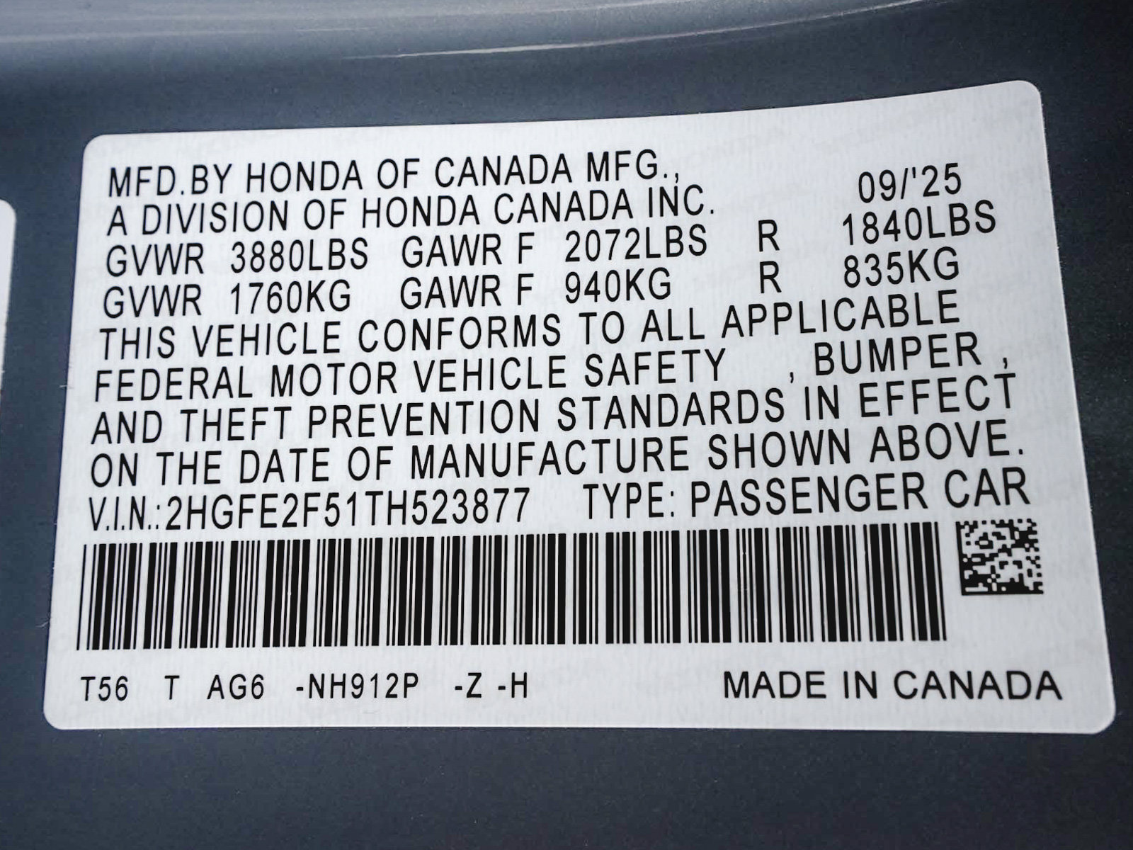 Used 2026 Honda Civic Sport image 16