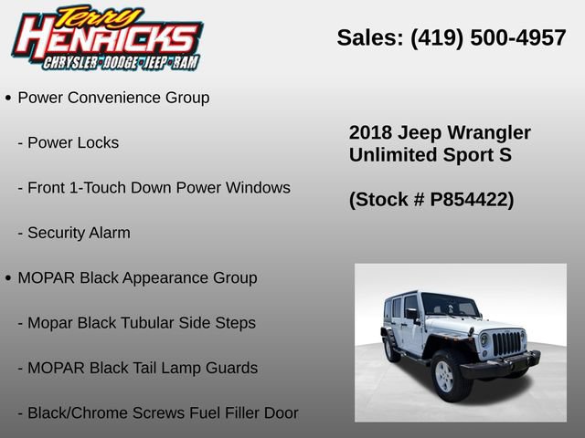 Used 2018 Jeep Wrangler Unlimited Sport S AWD/4WD image 23