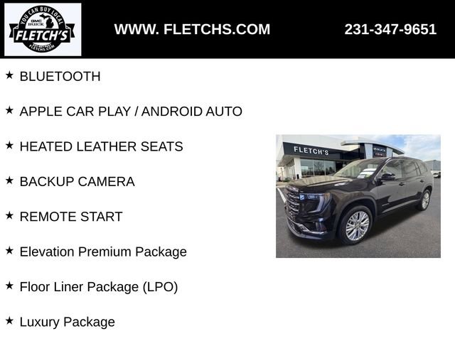 New 2026 GMC Acadia Elevation w/ Elevation Premium Package image 2