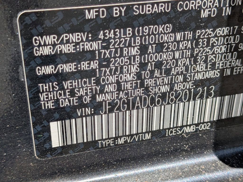 Used 2018 Subaru Crosstrek 2.0i Premium image 19