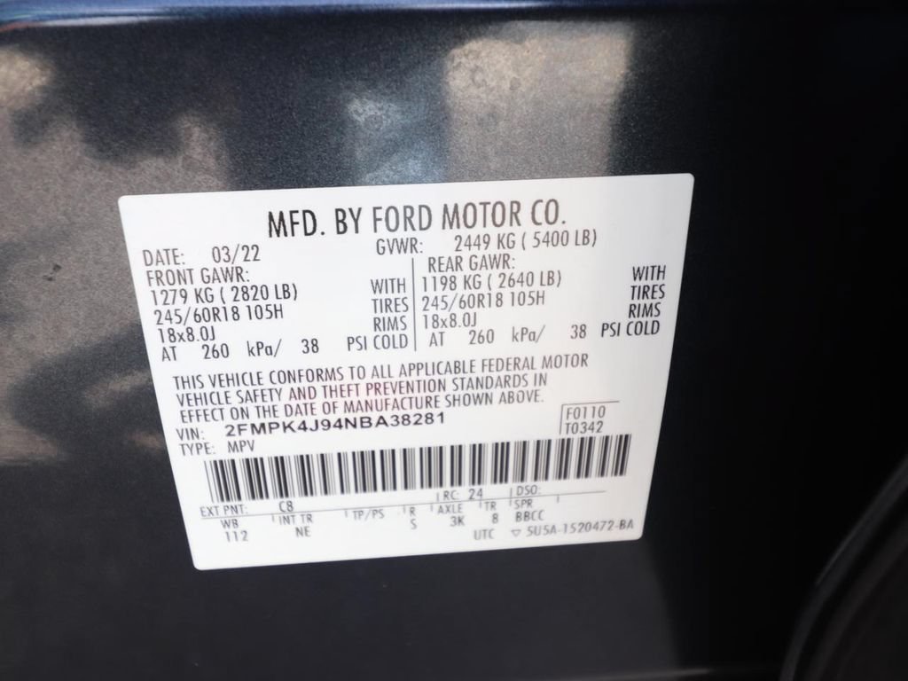 Used 2022 Ford Edge SEL w/ Sport Appearance Package AWD/4WD image 24