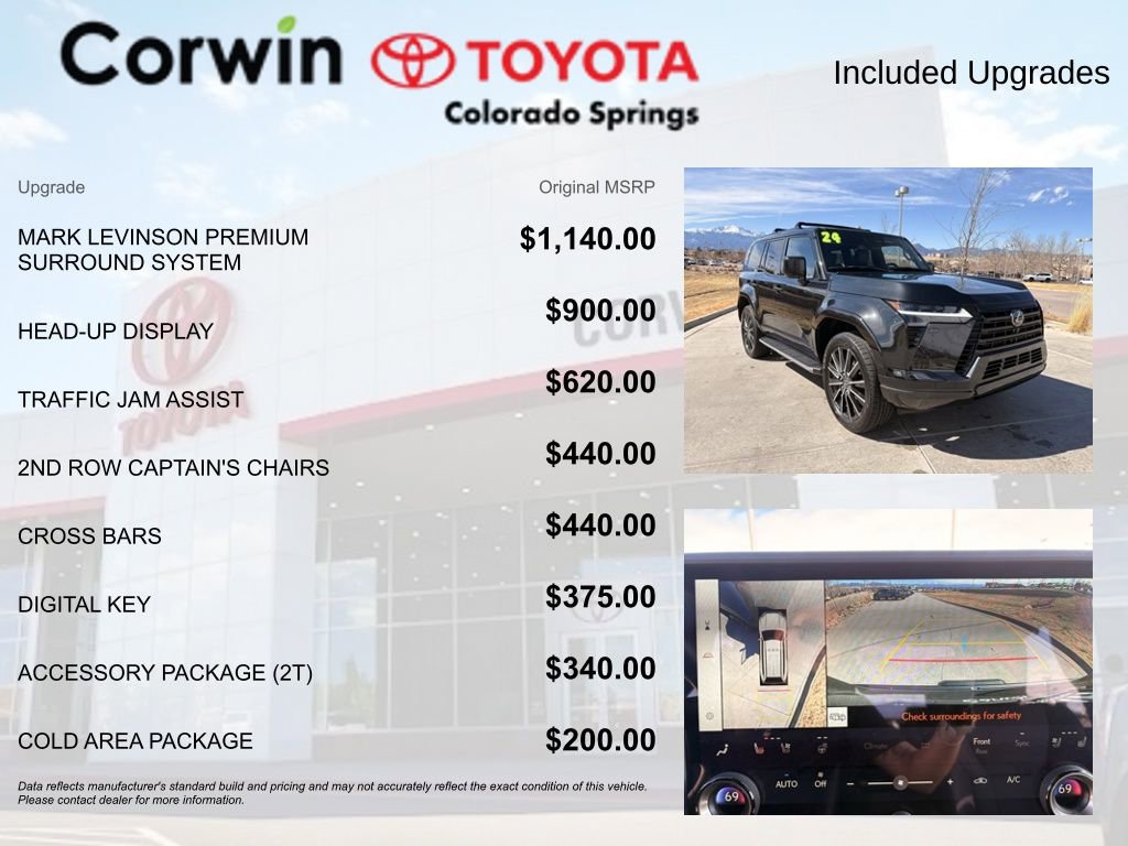 Used 2024 Lexus GX 550 w/ Accessory Package (2T) image 4