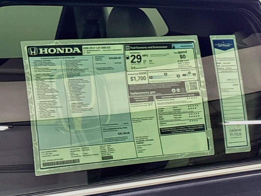 New 2026 Honda CR-V EX image 24