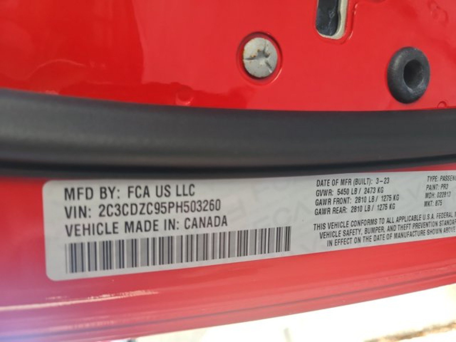 Used 2023 Dodge Challenger SRT Hellcat RWD image 24