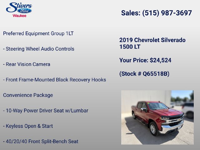 Used 2019 Chevrolet Silverado 1500 LT w/ All-Star Edition AWD/4WD image 28
