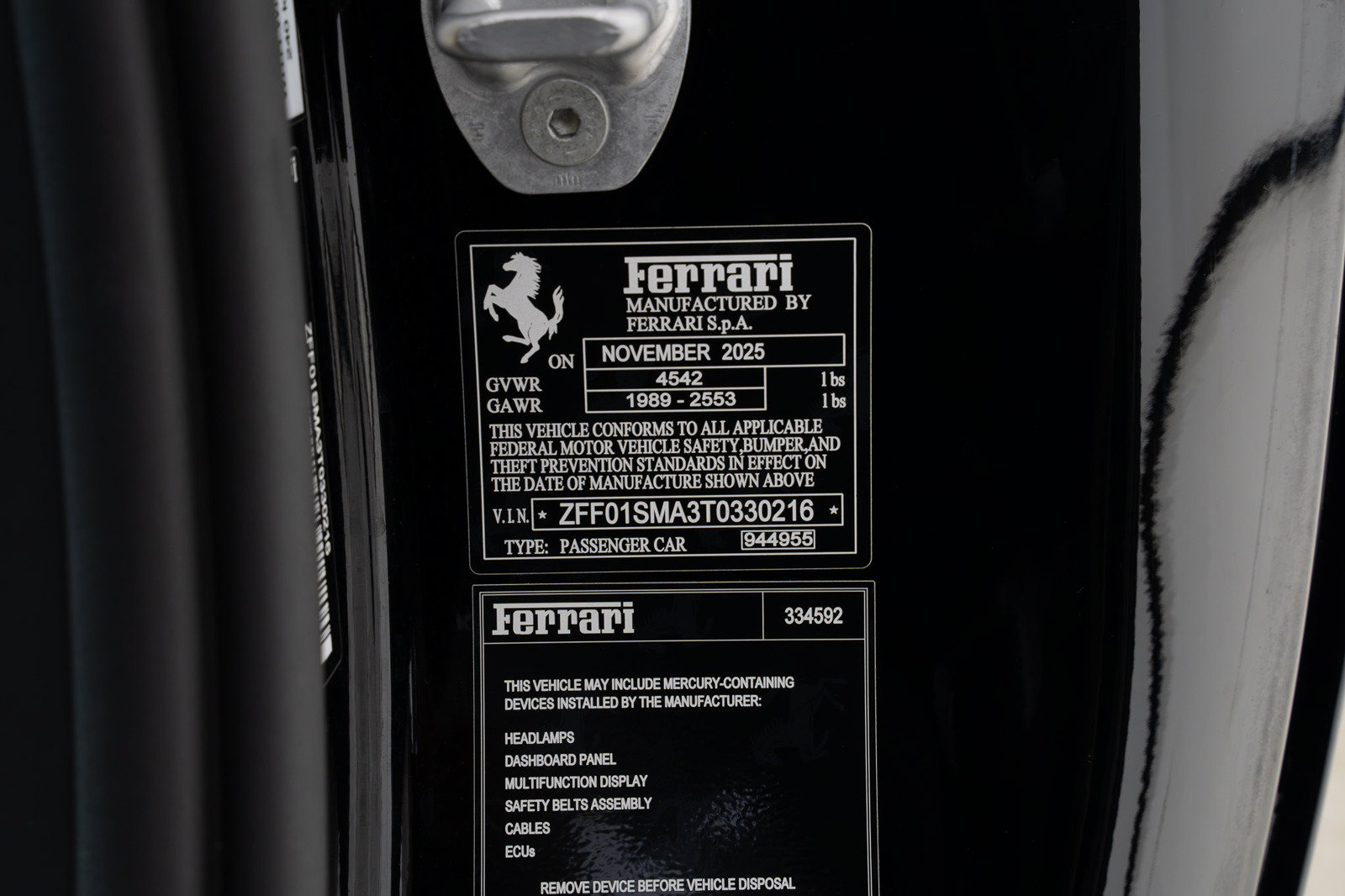 Certified 2026 Ferrari 296 GTS RWD image 40