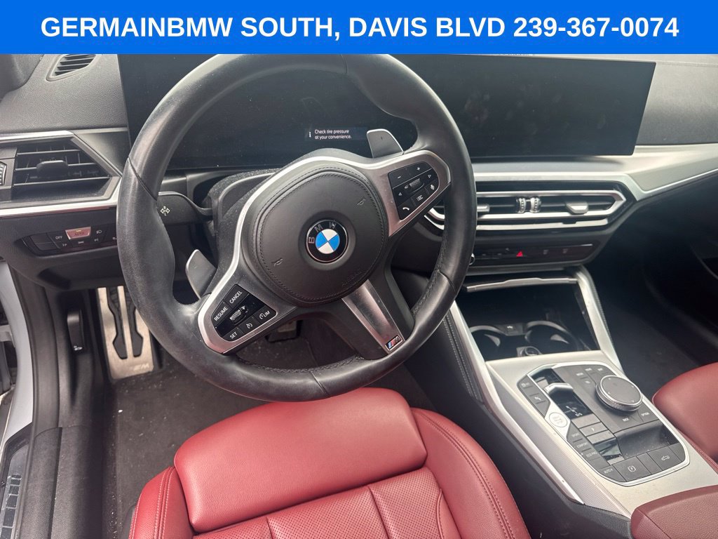 Certified 2024 BMW M440i Convertible w/ Shadowloine Package RWD image 13