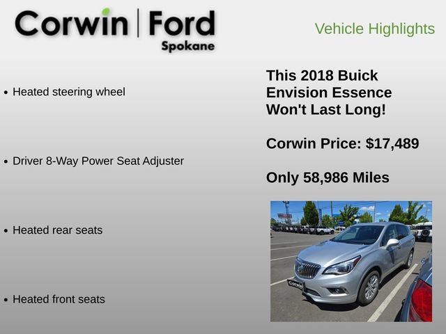 Used 2018 Buick Envision Essence AWD/4WD image 11