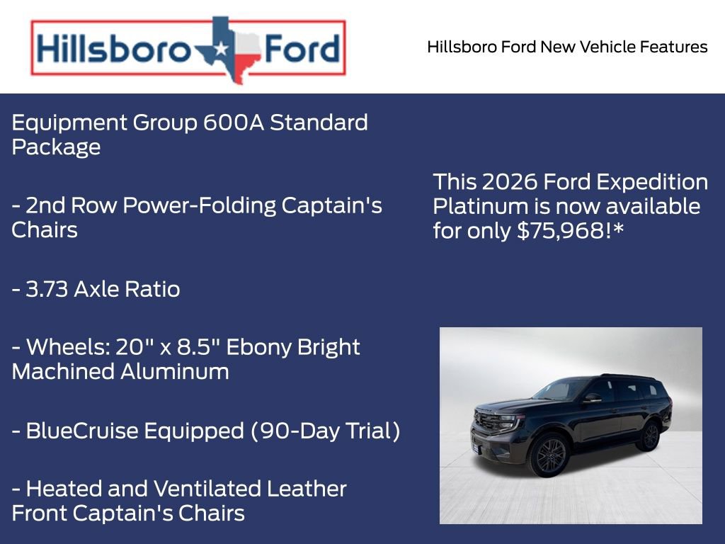 New 2026 Ford Expedition Platinum w/ Stealth Appearance Package image 4