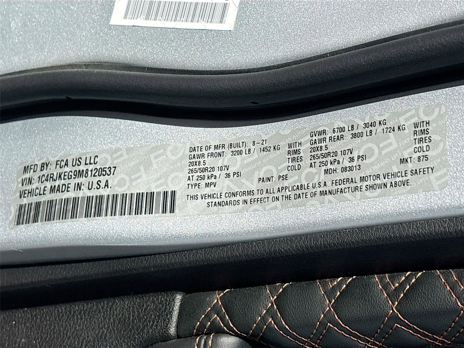 Used 2021 Jeep Grand Cherokee L Summit w/ Advanced Protech Group IV image 36