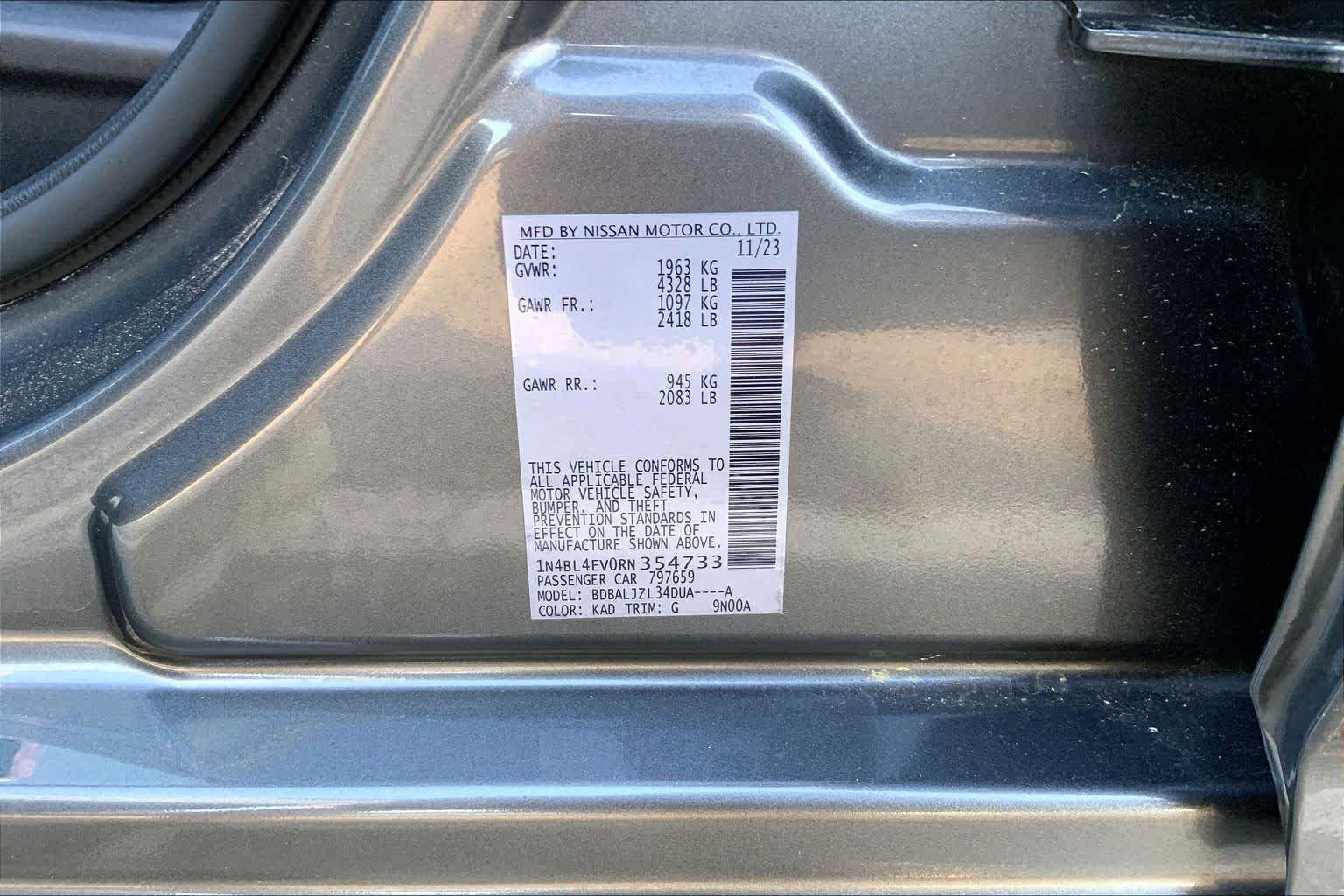 Used 2024 Nissan Altima 2.5 SL image 31