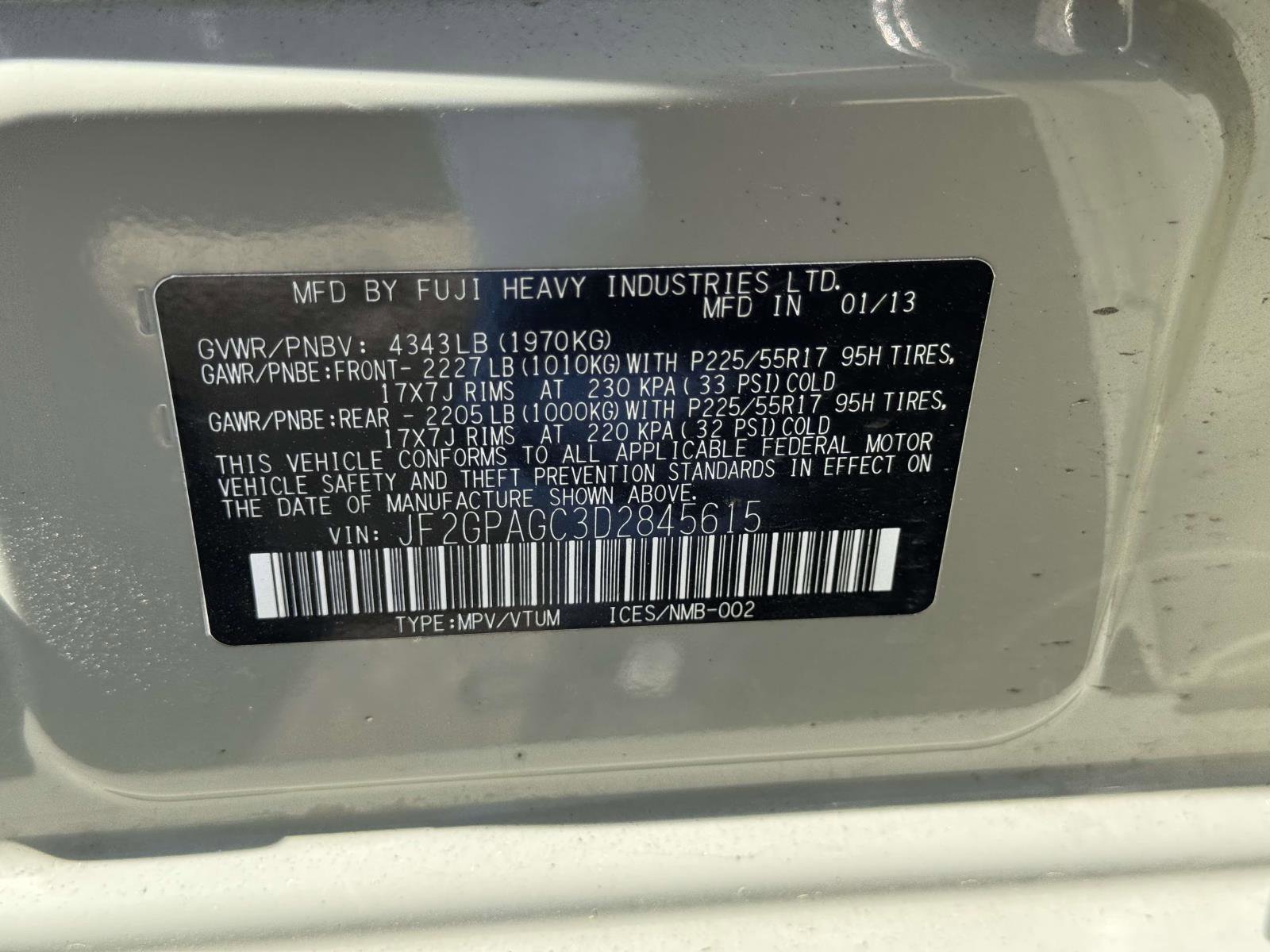 Used 2013 Subaru Crosstrek 2.0i Limited image 16