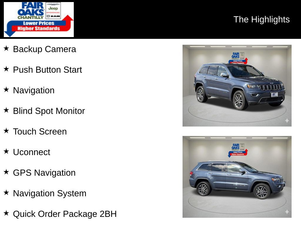 Used 2021 Jeep Grand Cherokee Limited AWD/4WD image 2