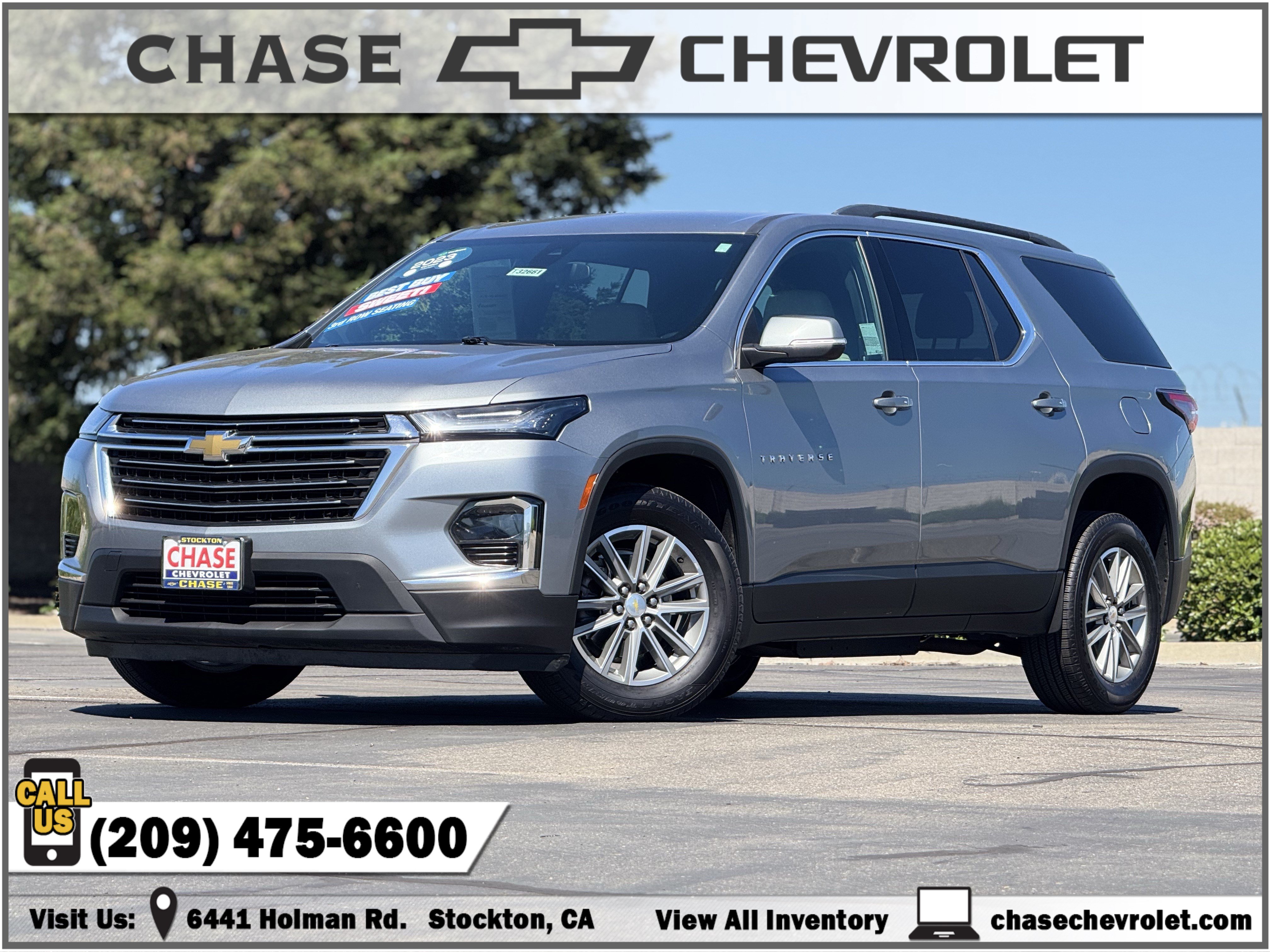 Certified 2023 Chevrolet Traverse LT w/ LPO, Cargo Package AWD/4WD image 1