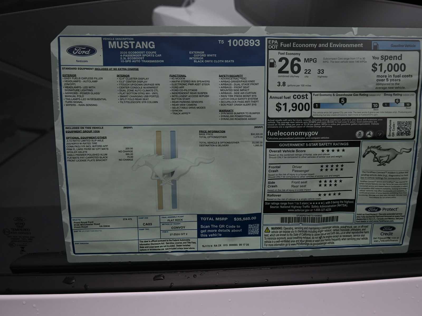 New 2026 Ford Mustang Coupe image 12