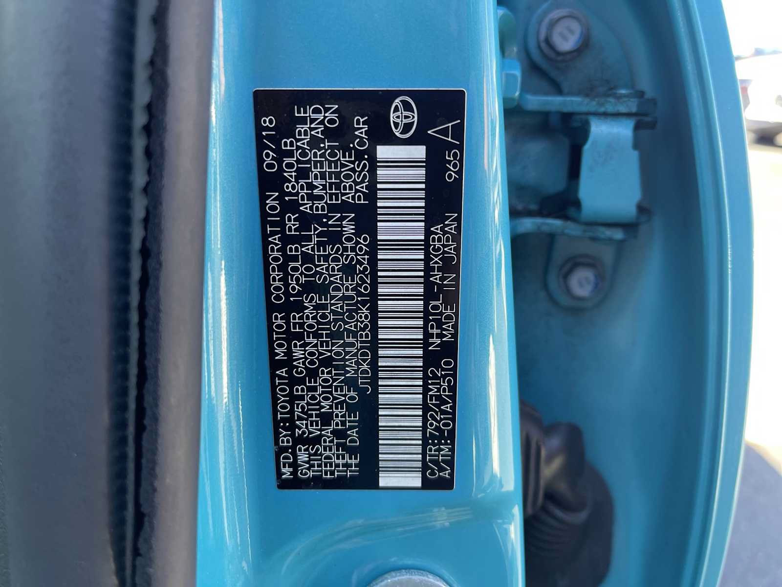 Used 2019 Toyota Prius C FWD image 29