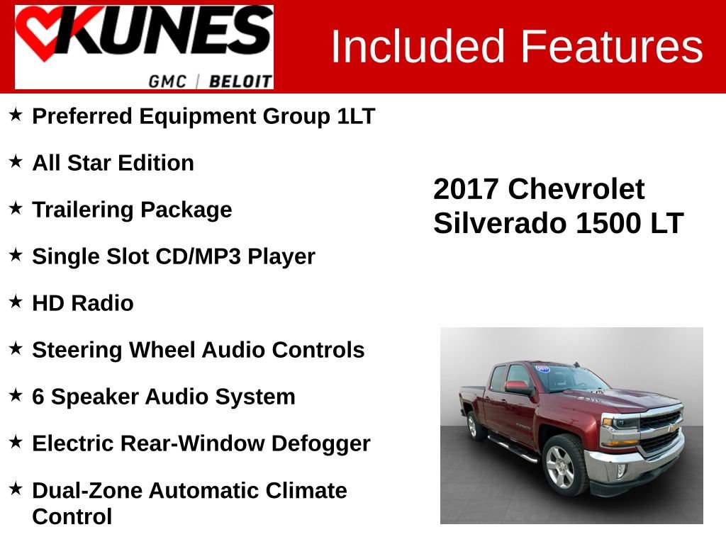 Used 2017 Chevrolet Silverado 1500 LT w/ All Star Edition image 2