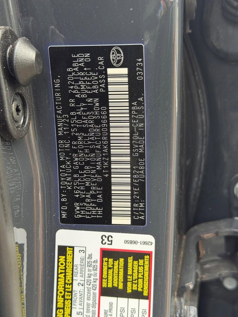 Certified 2024 Toyota Camry TRD w/ TRD Package w/JBL Audio FWD image 25