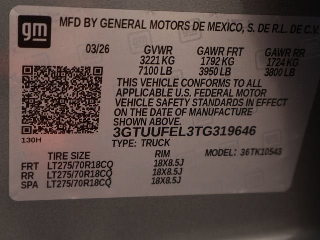 New 2026 GMC Sierra 1500 AT4X w/ LPO, Black Badging Package AWD/4WD image 39
