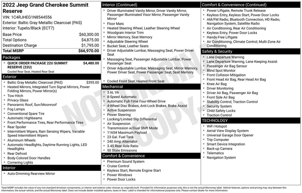 Used 2022 Jeep Grand Cherokee Summit image 3