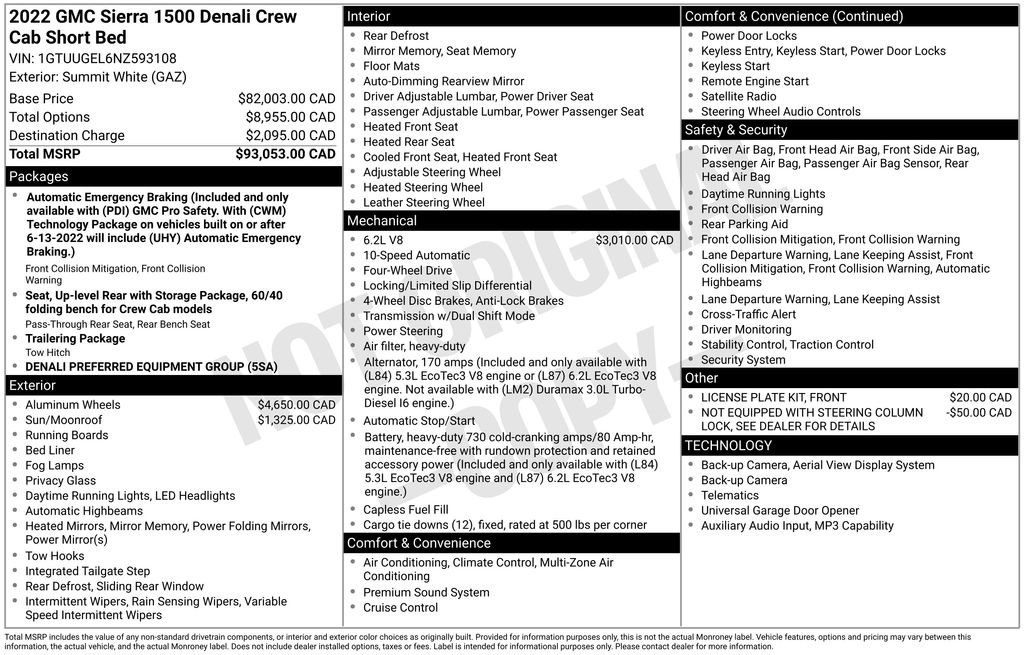 Used 2022 GMC Sierra 1500 Denali image 6