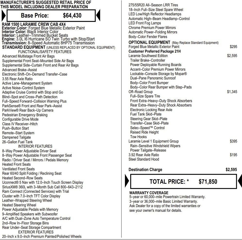 New 2026 RAM 1500 Laramie w/ Laramie Southwest Edition image 2