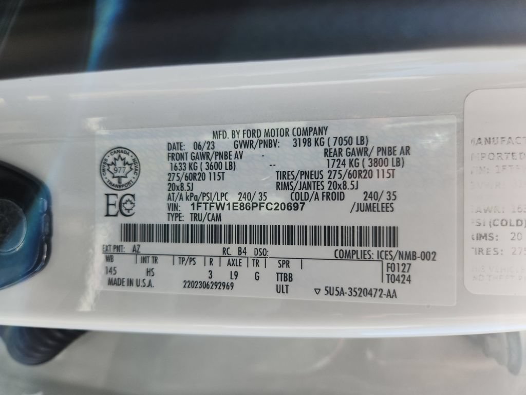 Certified 2023 Ford F150 Lariat w/ Equipment Group 502A High AWD/4WD image 25