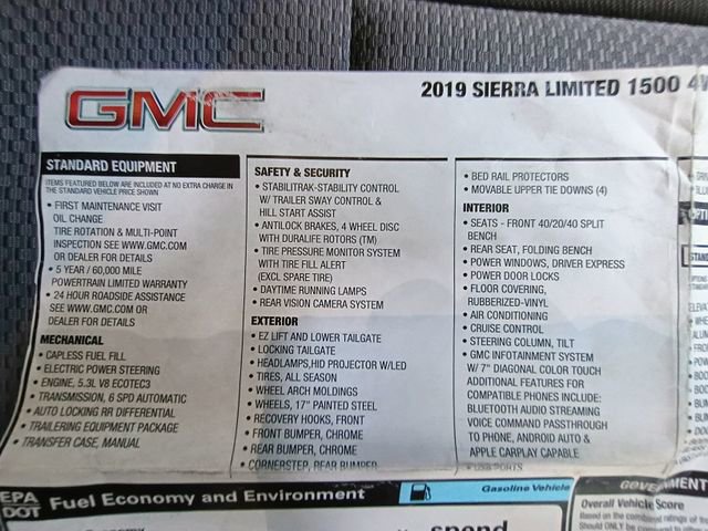 Used 2019 GMC Sierra 1500 Limited w/ Elevation Edition AWD/4WD image 45