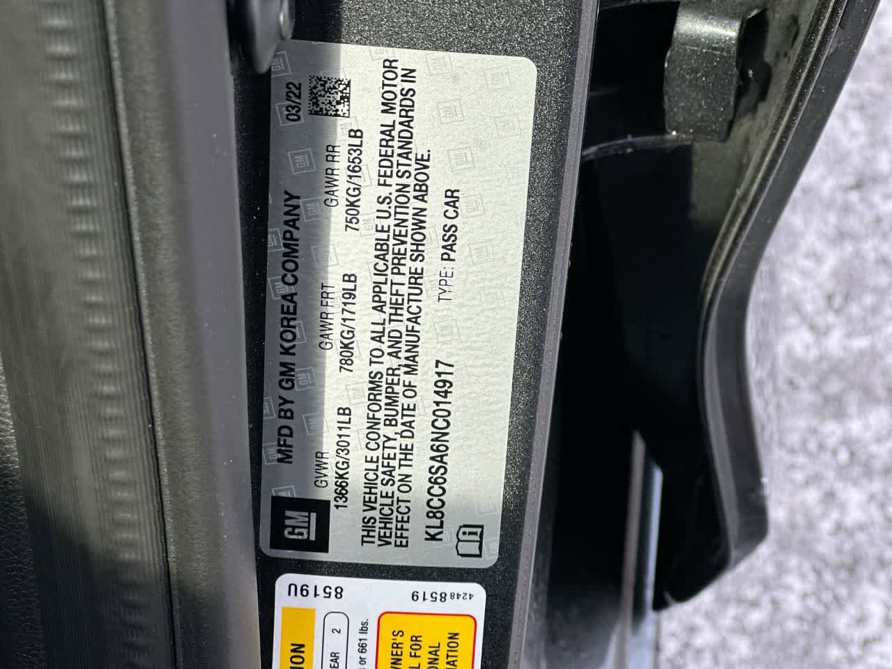 Used 2022 Chevrolet Spark LT FWD image 36