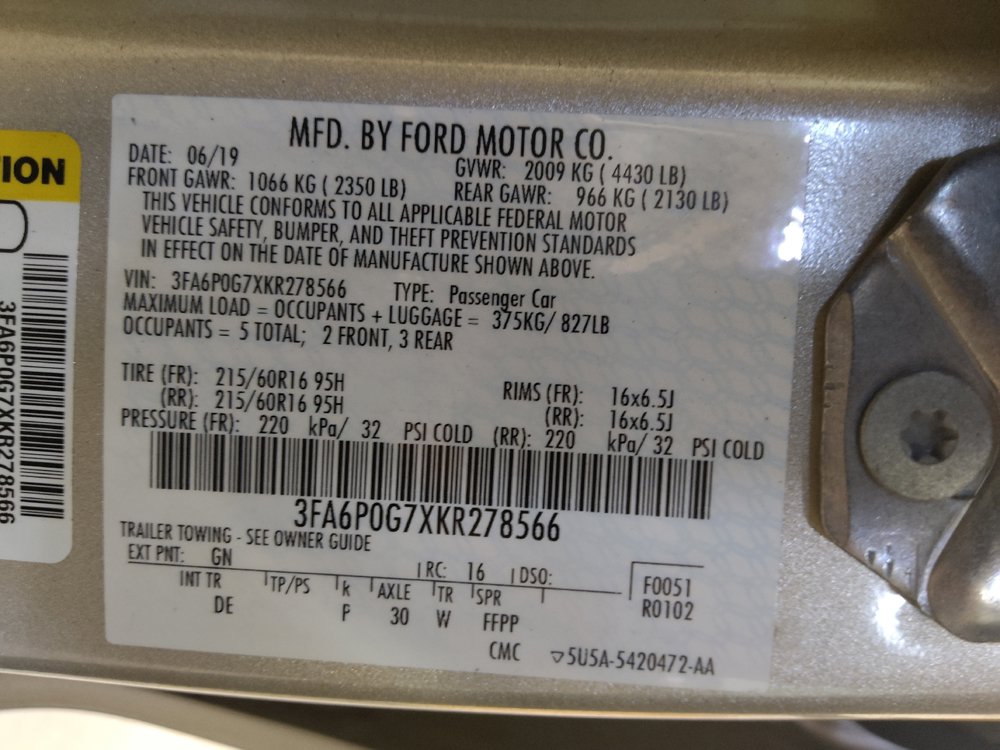 Used 2019 Ford Fusion S FWD image 33