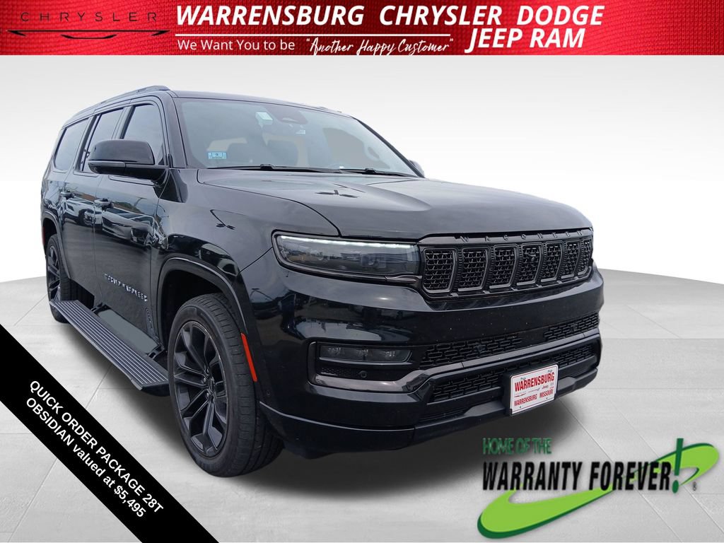 Used 2024 Jeep Grand Wagoneer L Series II w/ Quick Order Packagew 28T AWD/4WD 360° Tour