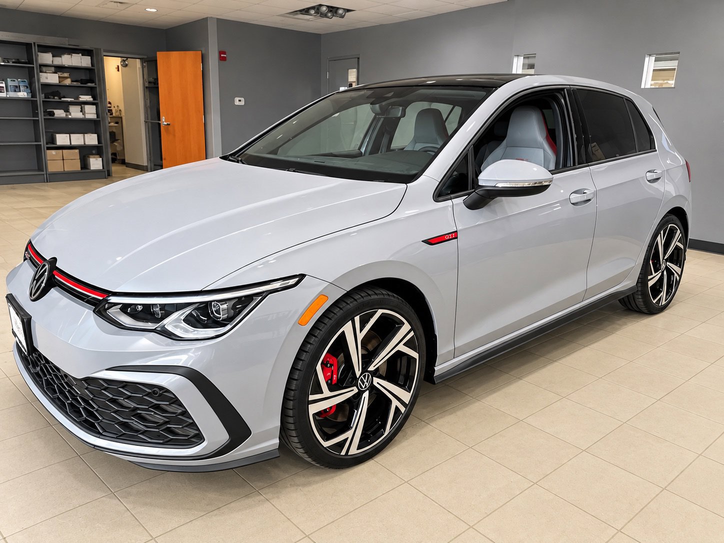 Used 2024 Volkswagen GTI SE w/ SE Leather Seats Package FWD image 2