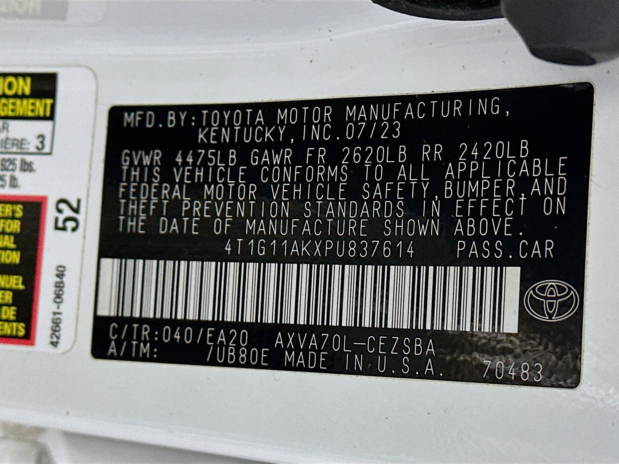 Used 2023 Toyota Camry SE image 12