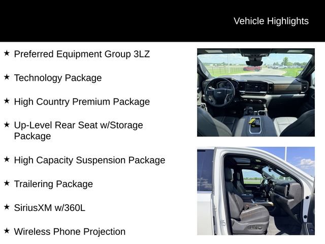 Used 2022 Chevrolet Silverado 1500 High Country w/ High Country Premium Package AWD/4WD image 12