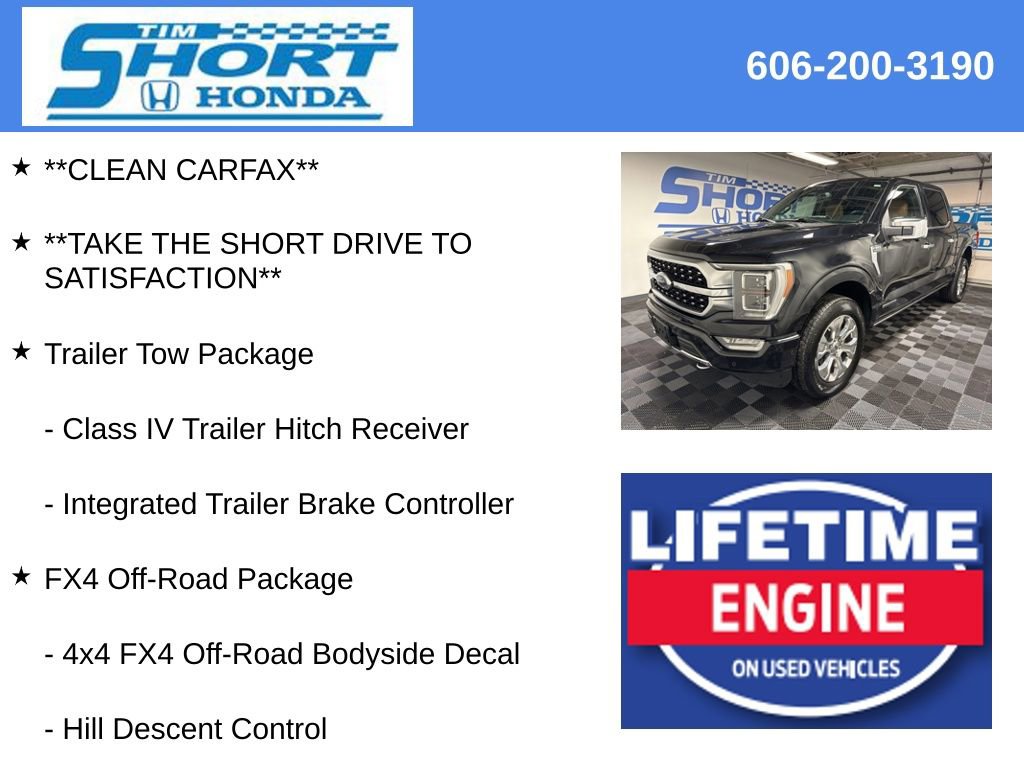 Used 2023 Ford F150 Platinum w/ Equipment Group 701A High AWD/4WD image 5