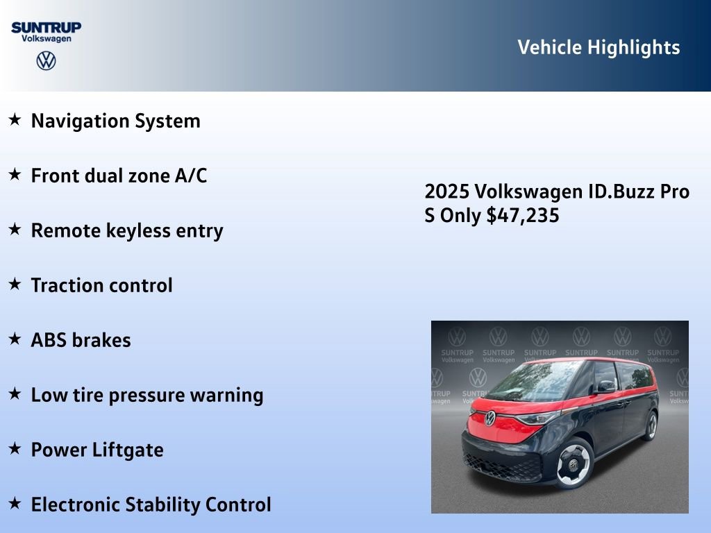 New 2025 Volkswagen ID. Buzz Pro S image 7
