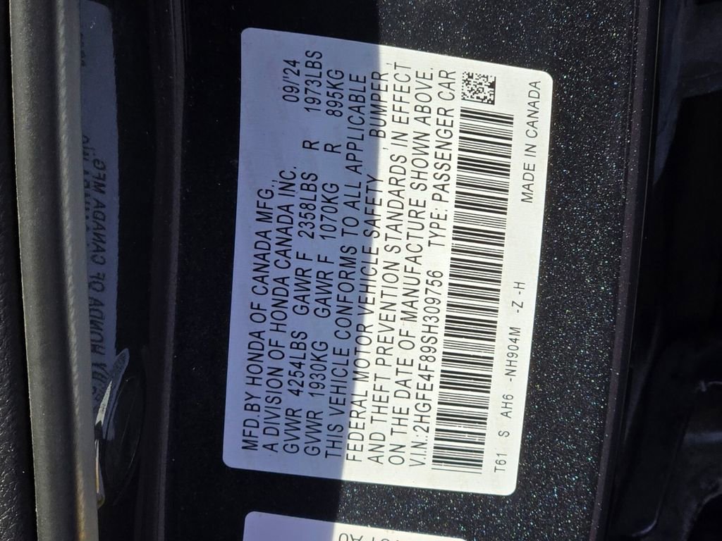 Certified 2025 Honda Civic Sport Touring image 21