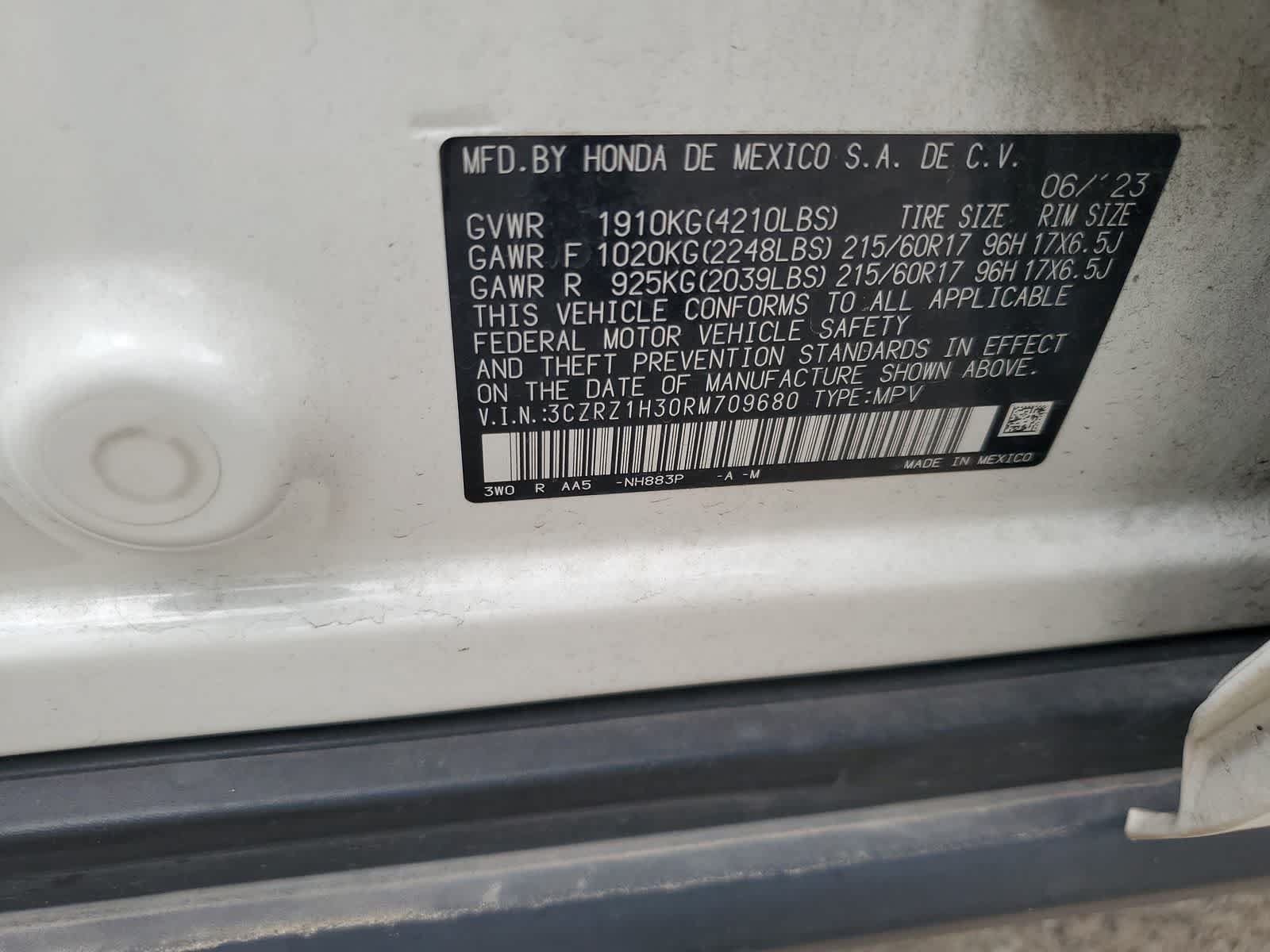 Used 2024 Honda HR-V LX image 27